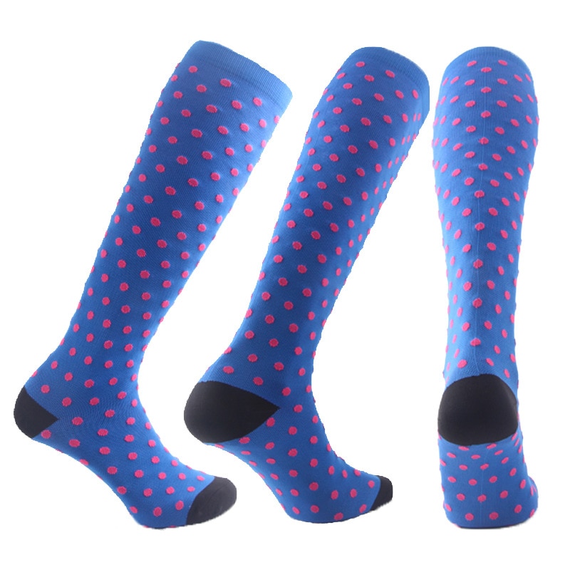 Anti Fatigue Men Compression Socks Crossfit Socks Compression Running For Sports , Varicose Veins, Travel Socks High